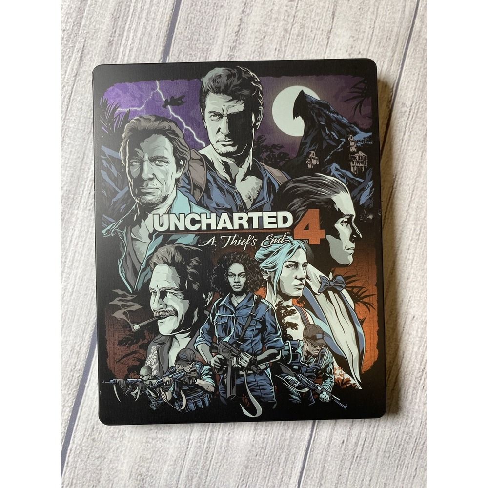 Uncharted 4 A Thief's End PS4 W/ Collector'S Edition Steelbook - PlayStation 4